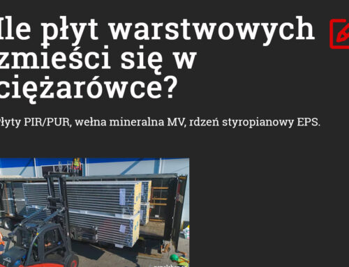 Ile płyt warstwowych mieści się w ciężarówce?