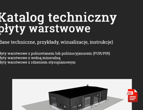 Bardzo dobrze przygotowany katalog techniczny płyt warstwowych